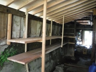 造作棚作成後