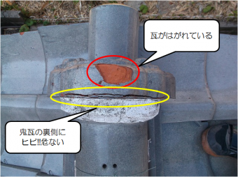 鬼瓦凍害