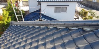 隅棟積み替え工事