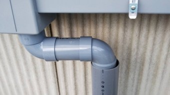 角樋からVUパイプへ