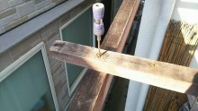 ベランダポリカ下地工事