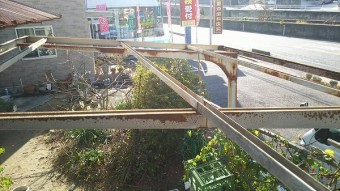 トタン波板撤去