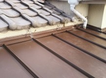 葺き替え後ガルバリウム鋼板屋根