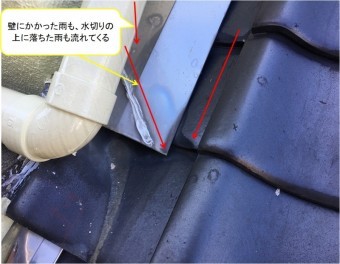 水切りからの雨水と合流