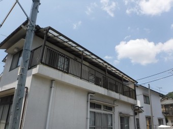 ベランダ下用水路