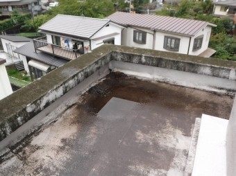 反対側ドレンも排水能力復活