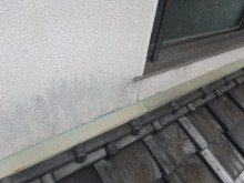 モルタル壁ひび割れ