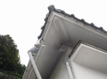 破損個所真下