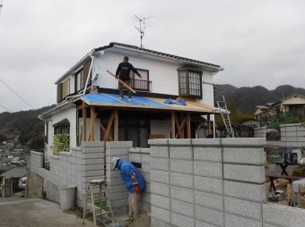 増築屋根下地