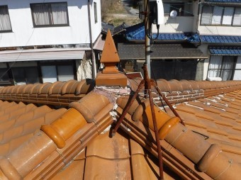 棟瓦ズレ雨漏り修理終了