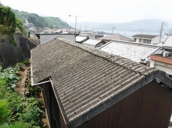 呉市大波スレート雨漏り調査