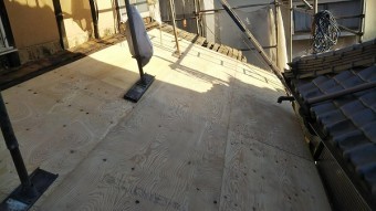 1階屋根木下地工事