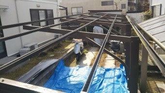 ポリカ完全撤去跡