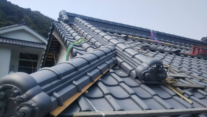 隅棟積み完成