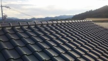 2階屋根工事完工