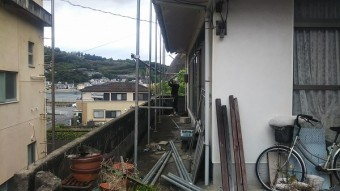 足場工事