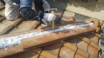 しっくい使用棟作り