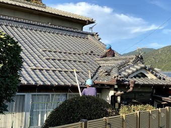 屋根足場