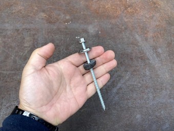 呉市大波スレートカバー工事専用ボルトビス