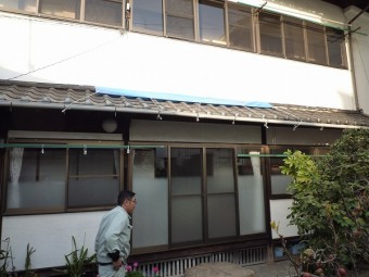 壁ノシ落下現場調査