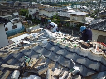 台土工事中