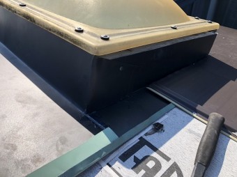 天窓周り板金工事
