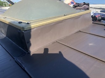 水切り板金取り付け