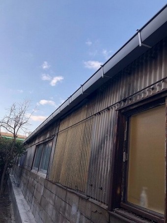 箱軒樋取り付け