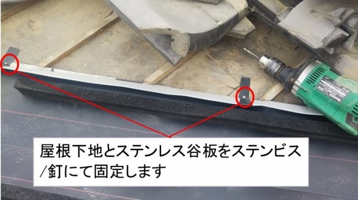谷板固定