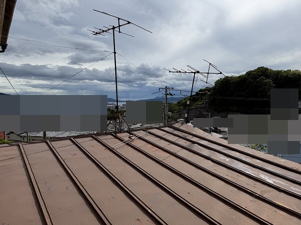板金屋根の全体状況