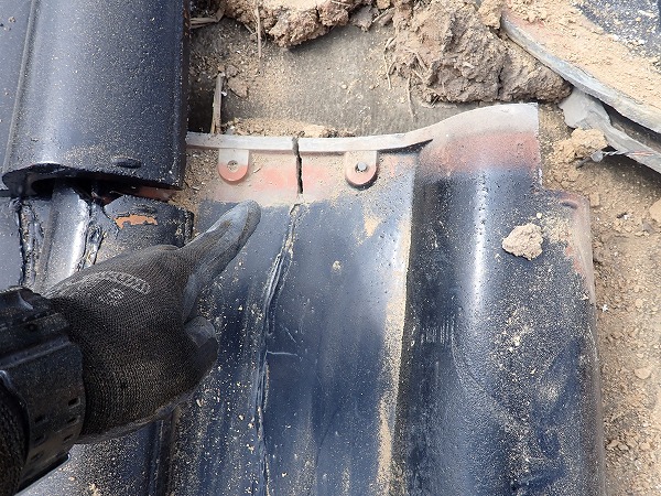 棟部分の撤去と下地の確認