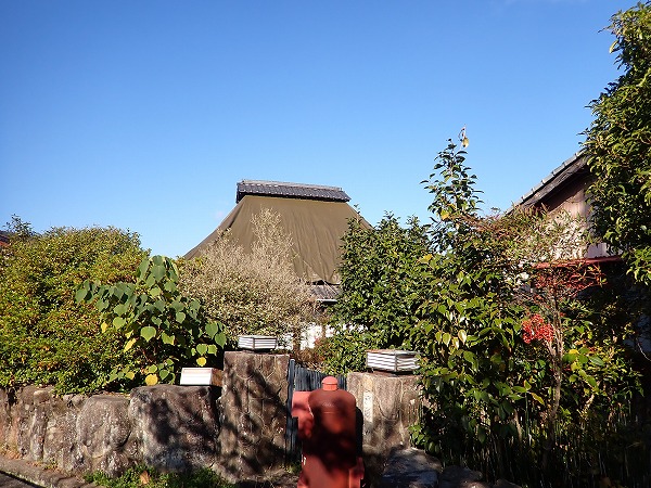 呉市　茅葺屋根　現地調査