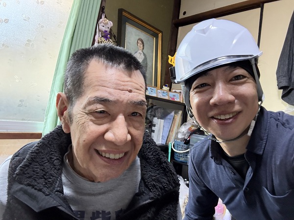 広島県東広島市　セメント瓦の棟から雨漏り。修理工事で安心されたアンケートを頂きました。